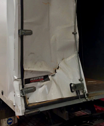 Деформации изотермического фургона Деформации изотермического фургона